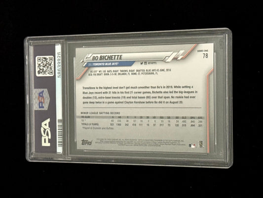 2020 Topps Gold Stars Bo Bichette – Toronto Blue Jays – PSA 10