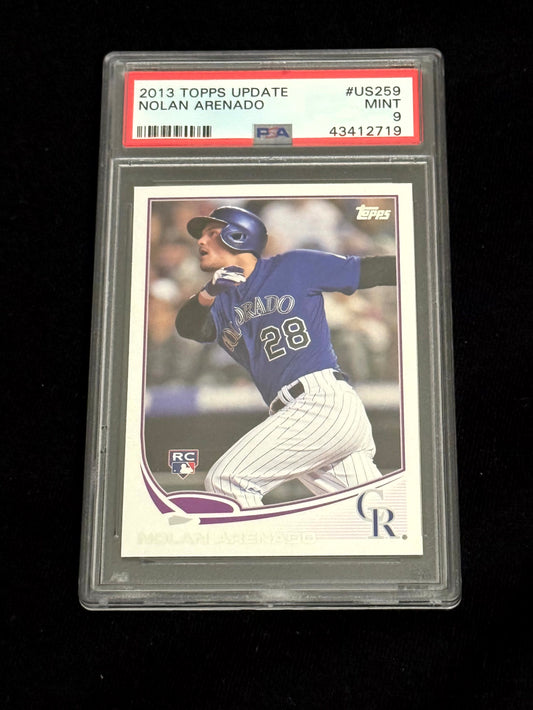2013 Topps Update Nolan Arenado Rookie Card – Colorado Rockies – PSA 9