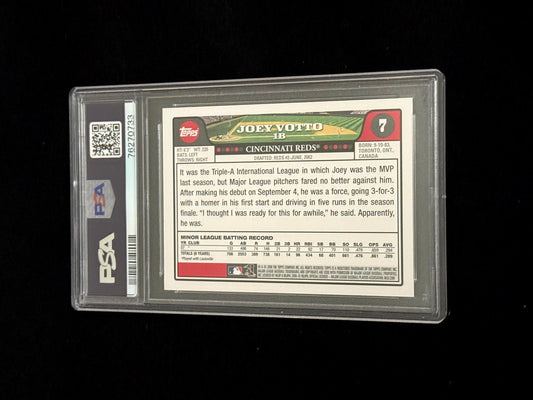 2008 Topps National Trading Card Day Joey Votto – Cincinnati Reds – PSA 10