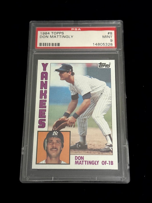 1984 Topps Don Mattingly Rookie – PSA 9