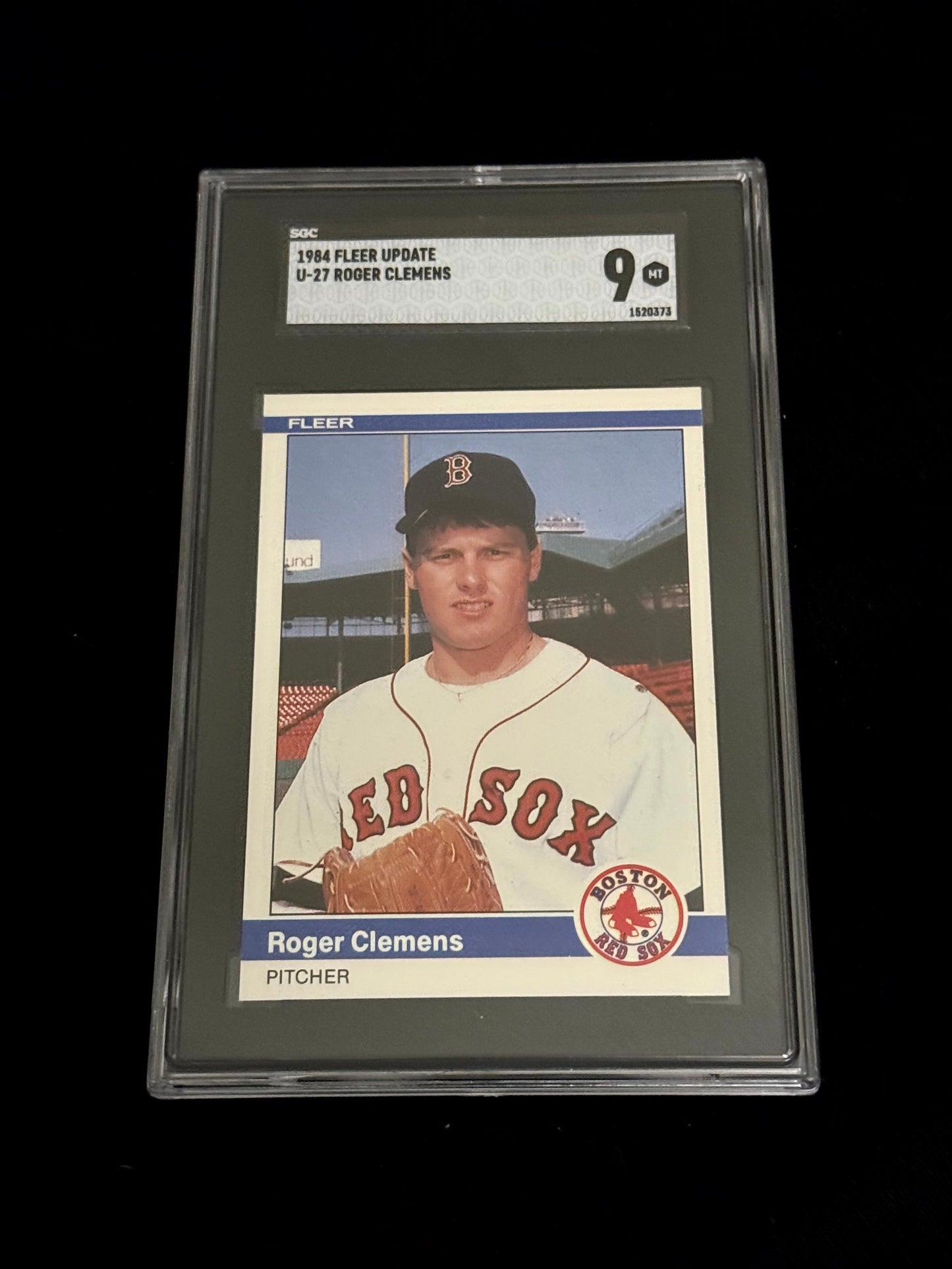 1984 Fleer Update Roger Clemens – SGC 9