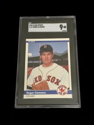 1984 Fleer Update Roger Clemens – SGC 9