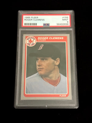 Roger Clemens 1985 Fleer Rookie Card PSA 9 – Boston Red Sox