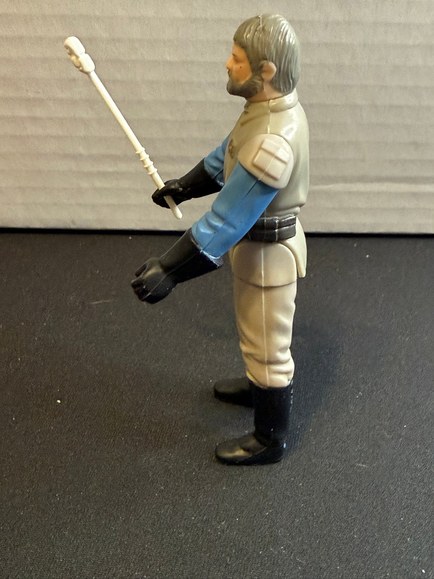 Vintage 1983 Kenner Star Wars General Madine Complete w/ Staff – Excellent Condition sports trading card product image