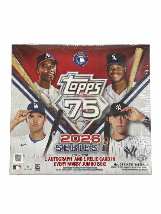 2026 Topps Series 1 Baseball Jumbo Hobby Box