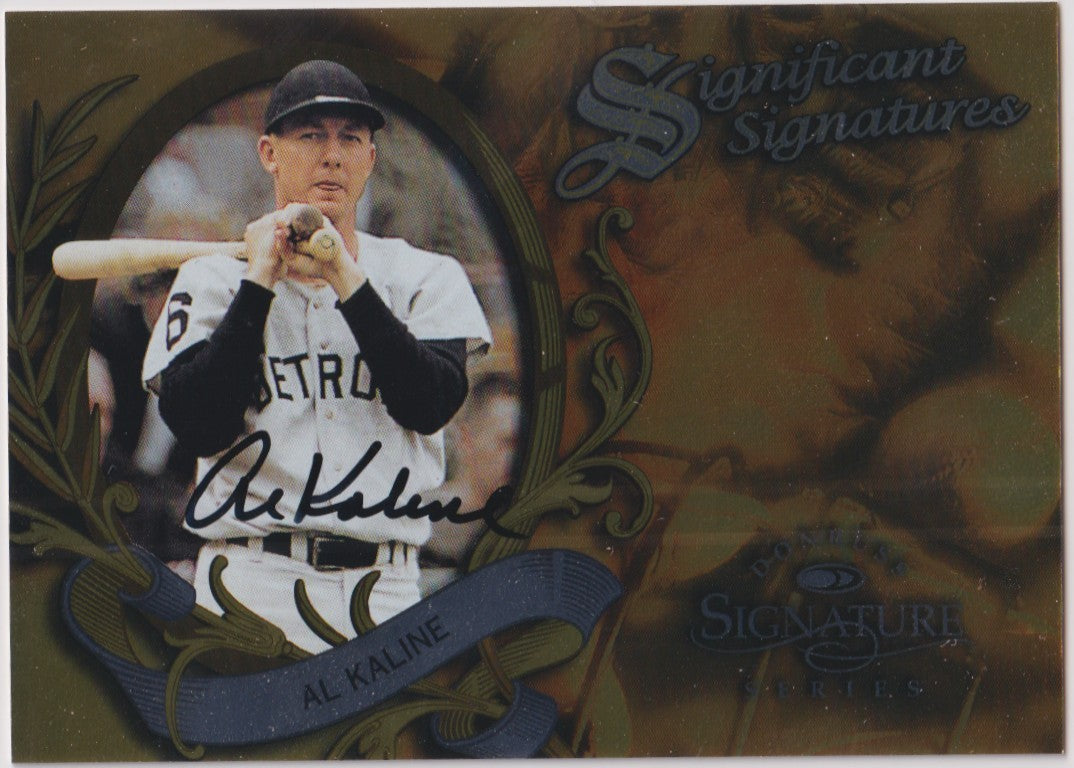 Al Kaline Autograph – 1997 Donruss Signature Series Significant Signatures – /2000 – Hall of Fame - New England Consignment and Collectables