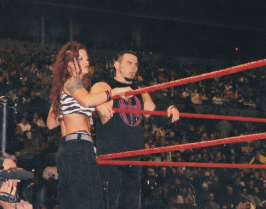 Matt Hardy and Lita WWF Raw Boston 2000 original arena photo