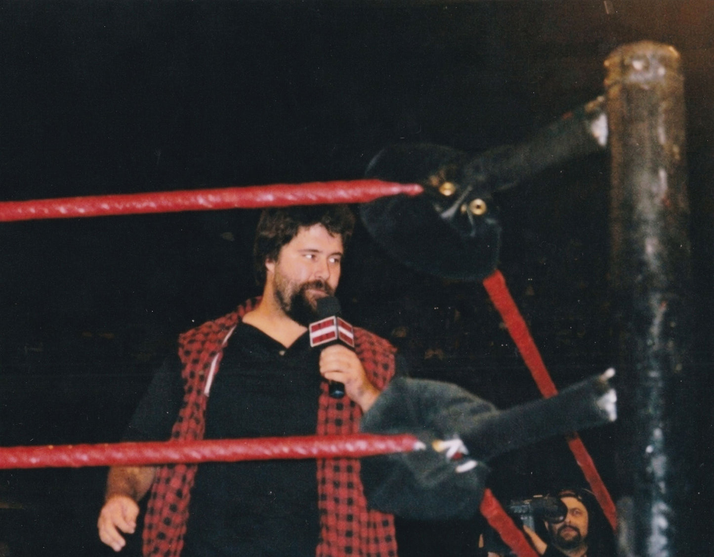 Mick Foley WWF Raw Boston 2000 original arena wrestling photo