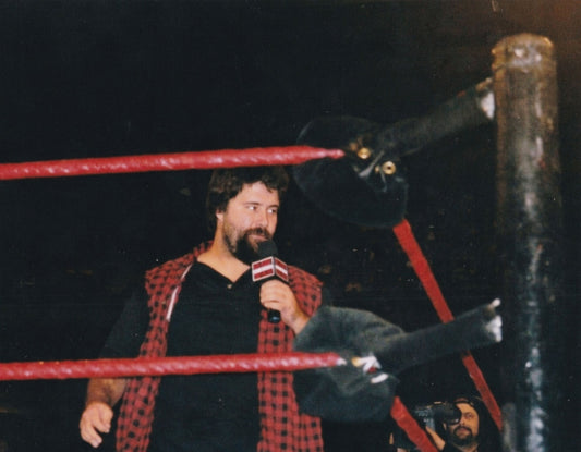 Mick Foley WWF Raw Boston 2000 original arena wrestling photo