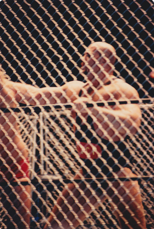 Oct 18, 1986 Steel Cage Match – Nikita Koloff Debut with Dusty Rhodes – Original NWA Photo