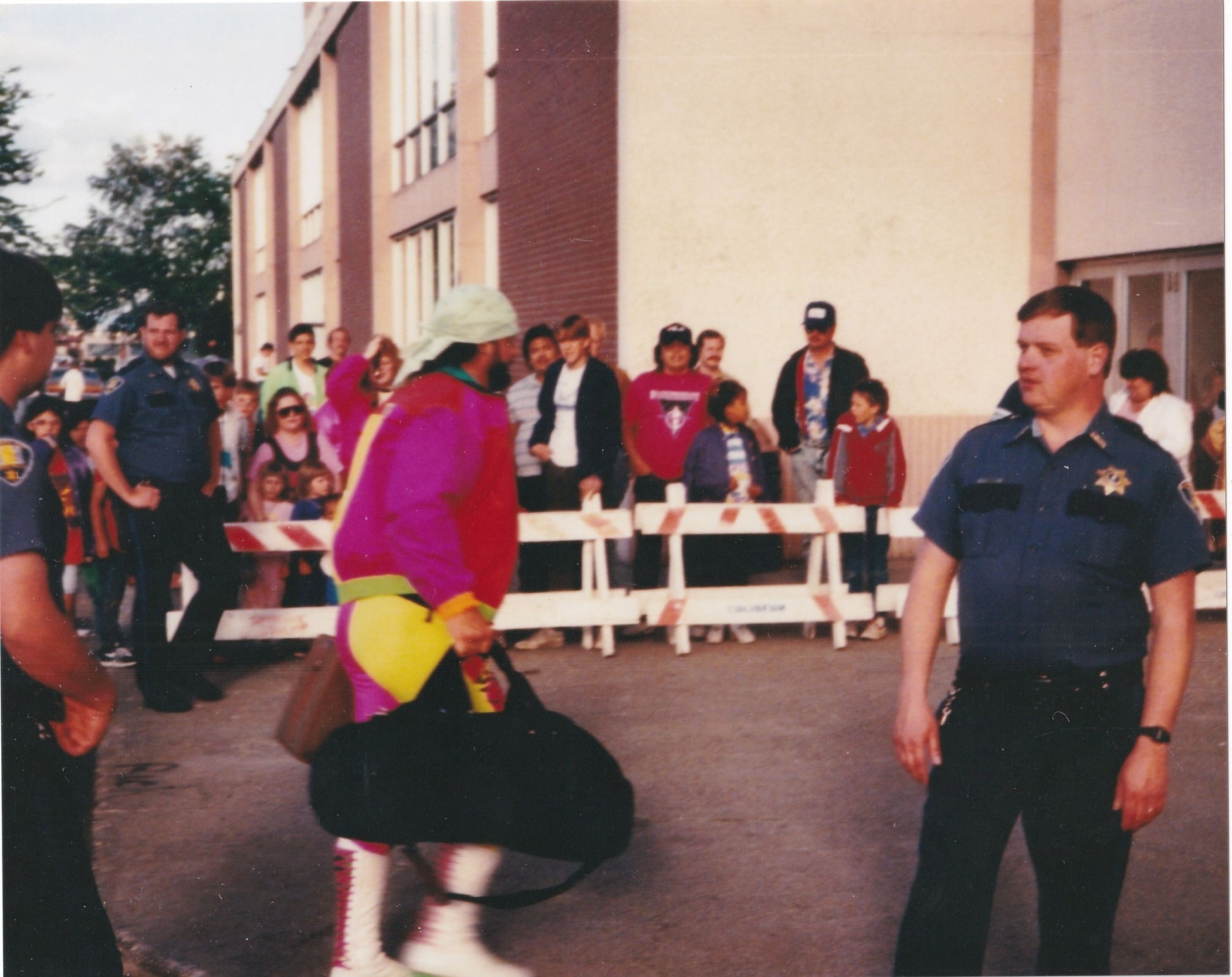 Randy Savage entering arena Spokane Washington June 1990 original wrestling photo
