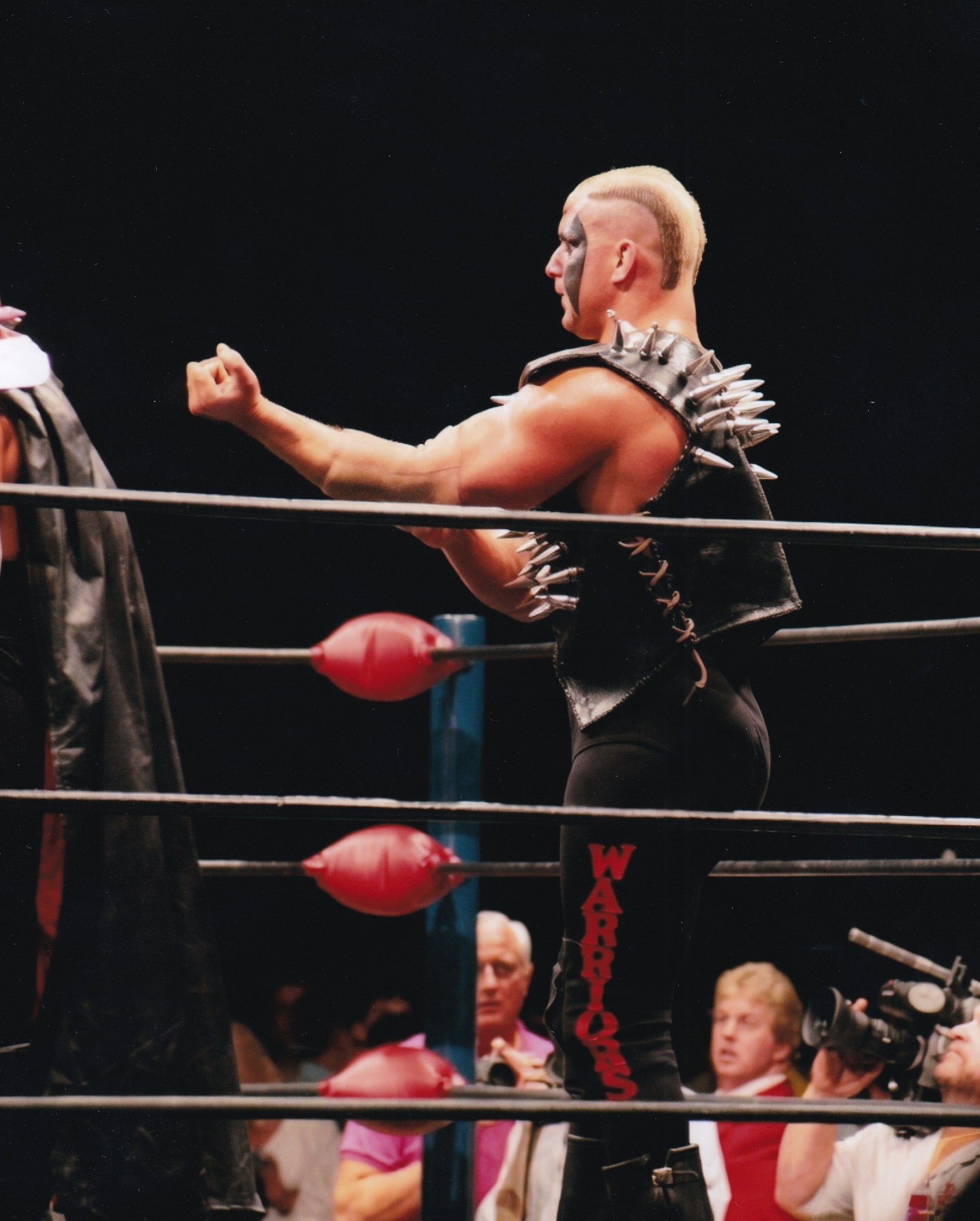 Road Warrior Hawk Crockett Cup 1987 NWA original arena wrestling photo