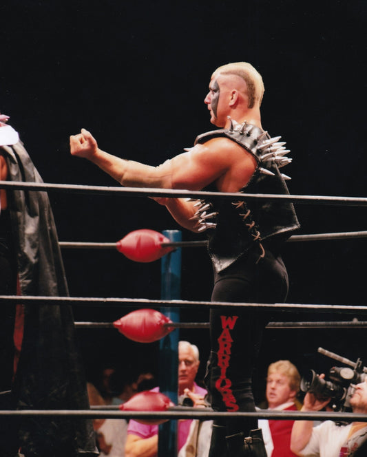 Road Warrior Hawk Crockett Cup 1987 NWA original arena wrestling photo