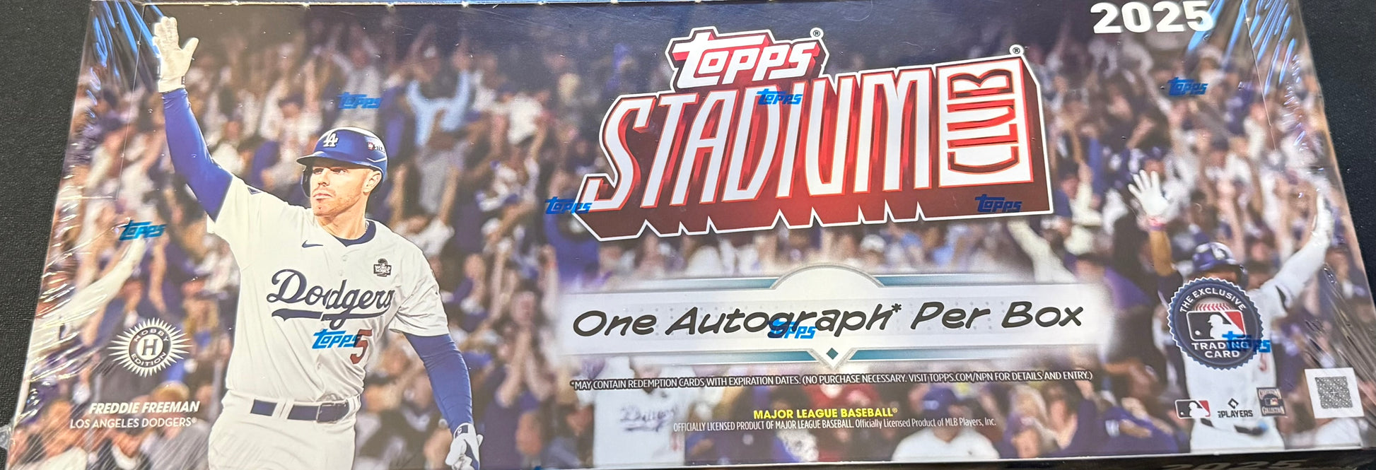 2025 Topps Stadium Club Baseball Hobby Box – 1 Autograph Per Box – Factory Sealed
