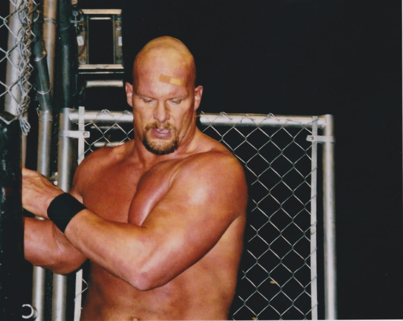 Stone Cold Steve Austin WWF RAW October 30 2000 Boston wrestling action photo in ring