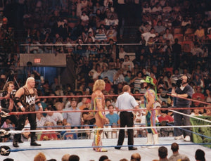 Ultimate Warrior & Randy Savage vs Nasty Boys WWF SummerSlam Spectacular Nashville 1992 Wrestling Photo 8x10
