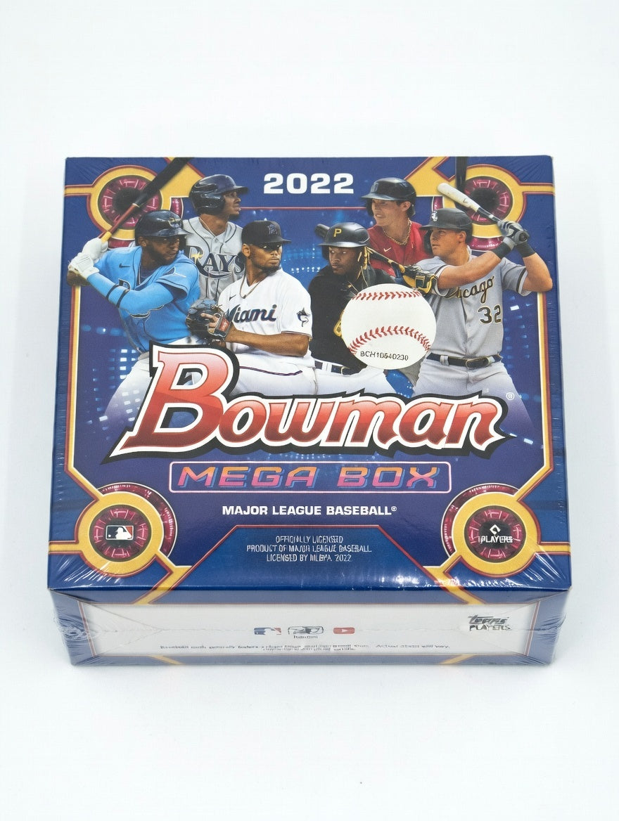 2022 Bowman Baseball Mega Box – Mojo Refractor Packs – Sealed Retail Box