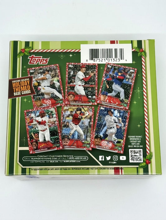 2023 Topps Holiday Mega Box – Sealed Retail Box – Holiday Parallels & SP Chase