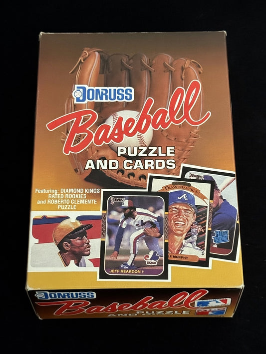 1987 Donruss Baseball Wax Box – 36 Pack Box (Unopened)