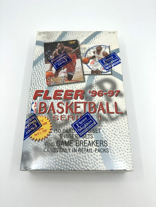 1996–97 Fleer Basketball Series 1 Retail Box – Unopened
