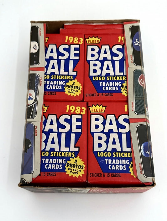 1983 Fleer Baseball Wax Box – 36 Pack Box (Unopened)