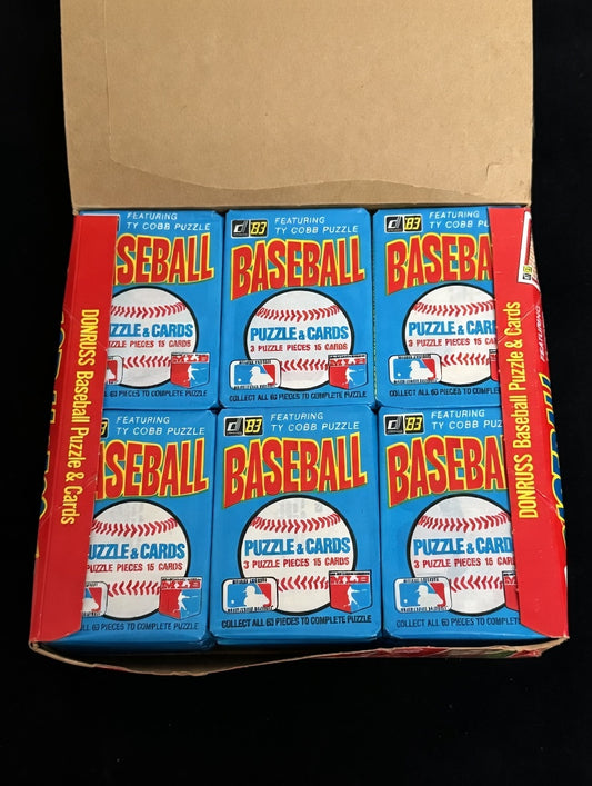 1983 Donruss Baseball Wax Box – 36 Pack Box (Unopened)