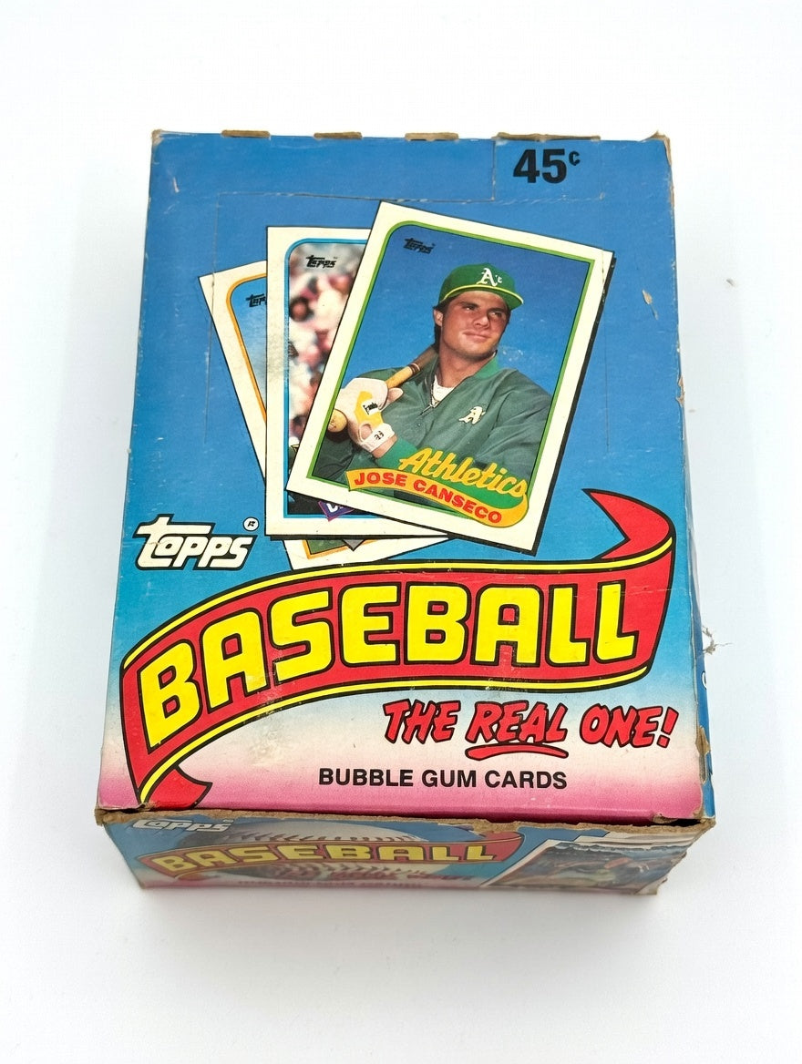 1989 Topps Baseball Wax Box – Unopened - 36 Packs