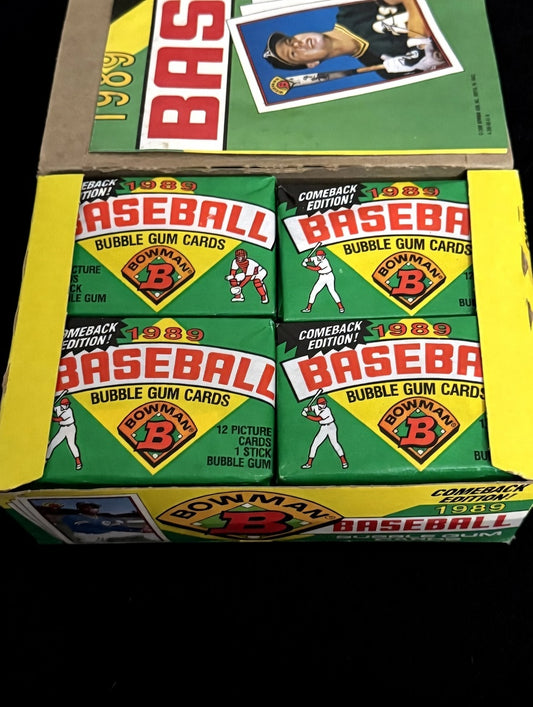1989 Bowman Baseball Wax Box – 36-Pack Box
