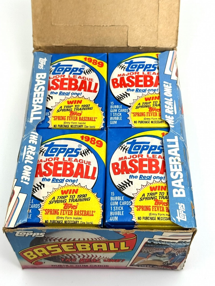 1989 Topps Baseball Wax Box – Unopened - 36 Packs