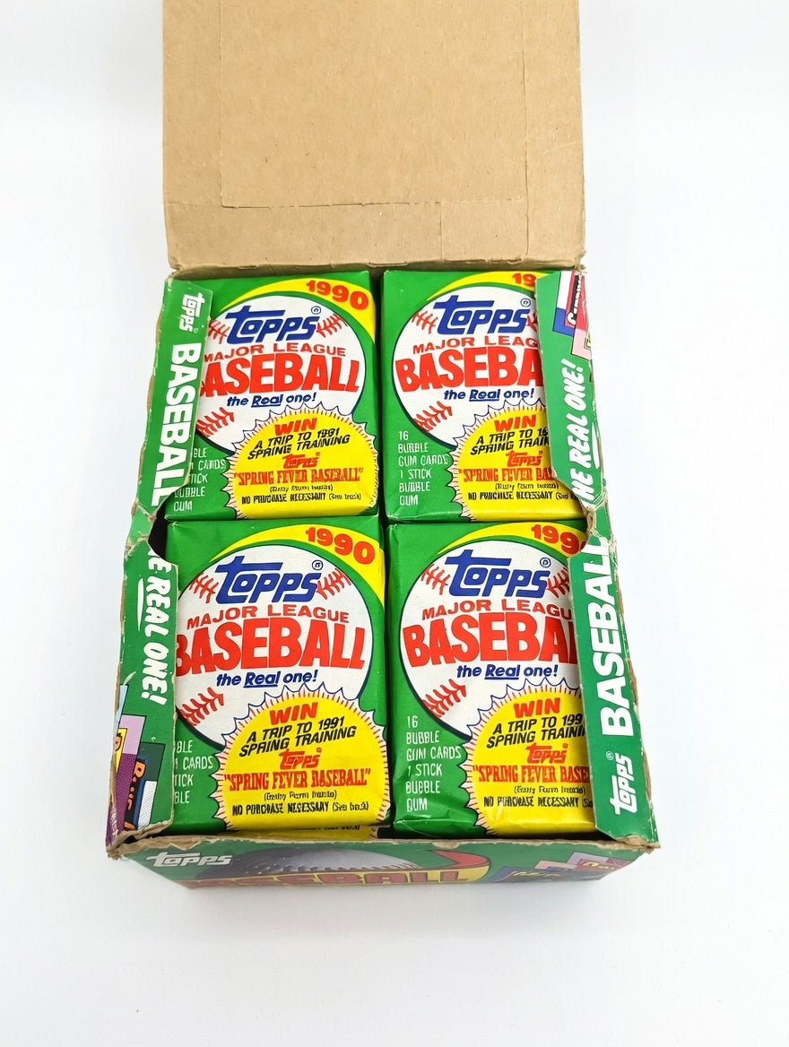 1990 Topps Baseball Wax Box – Unopened - Frank Thomas NNOF