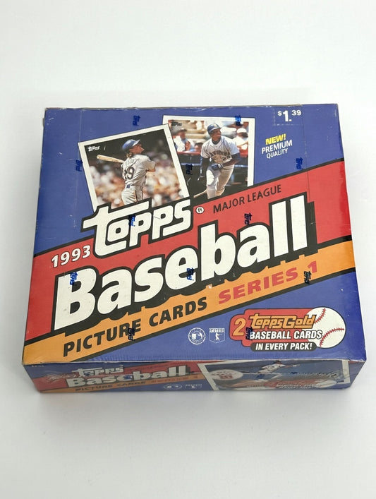 1993 Topps Series 1 Cello Box – Factory Sealed – Derek Jeter Rookie Year