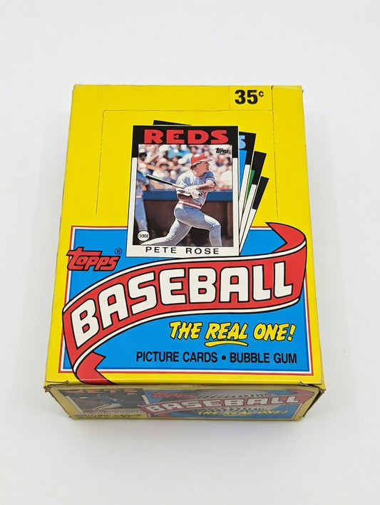 1986 Topps Baseball Wax Box – 36-Pack Box