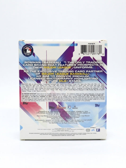 2021 Bowman Baseball Mega Box – Mojo Refractor Packs – Sealed Retail Box