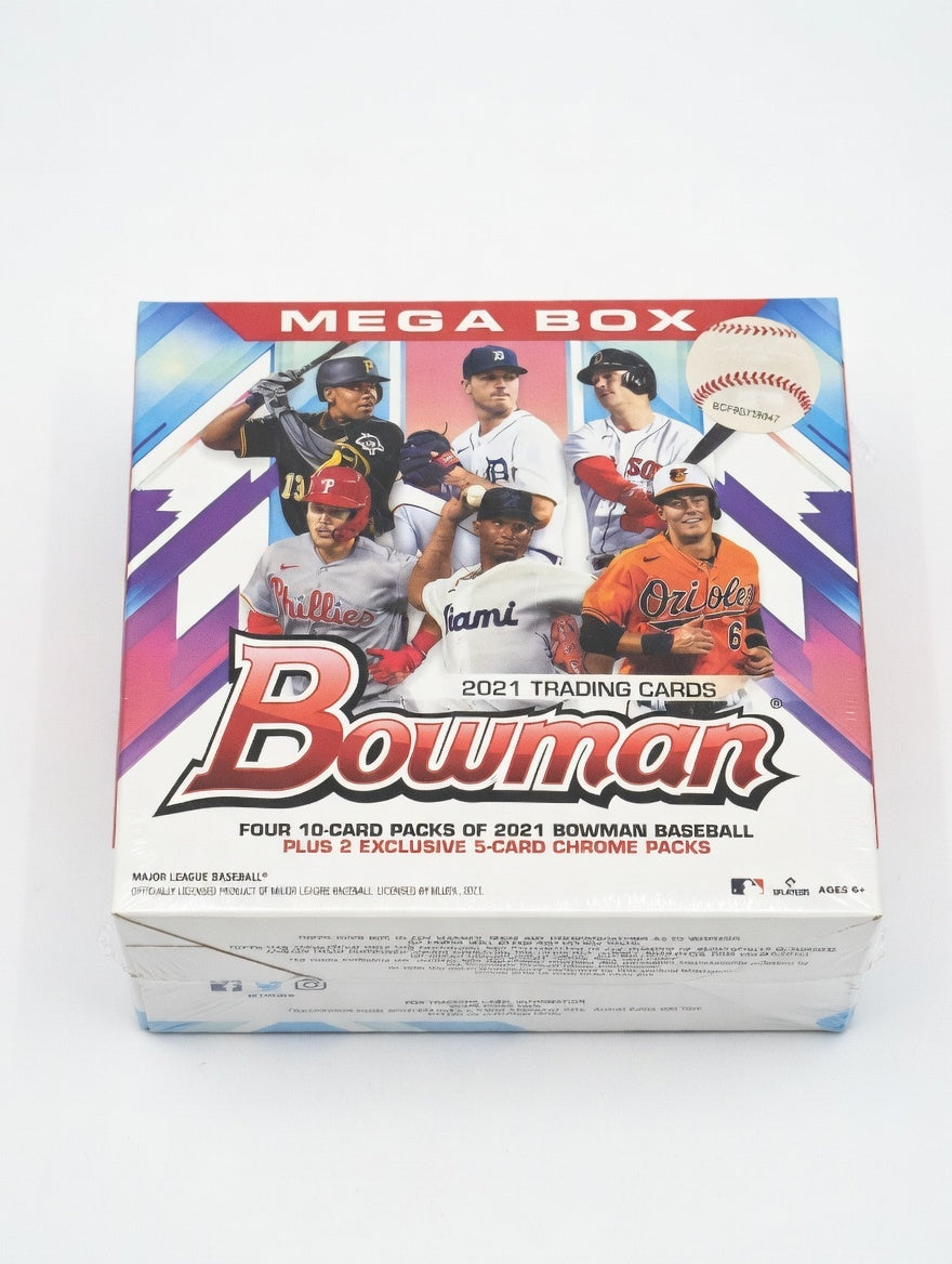 2021 Bowman Baseball Mega Box – Mojo Refractor Packs – Sealed Retail Box
