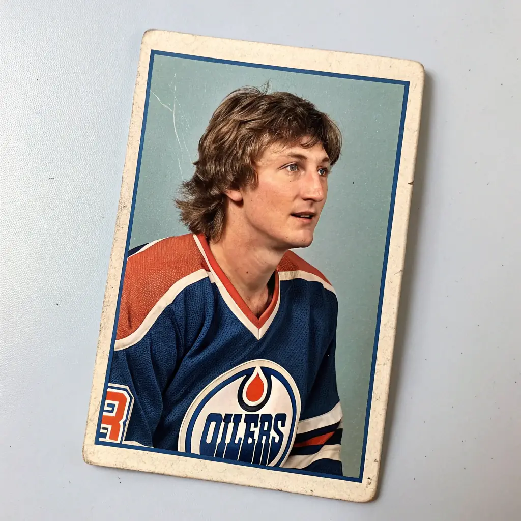 Autographed Wayne Gretzky Hockey Card